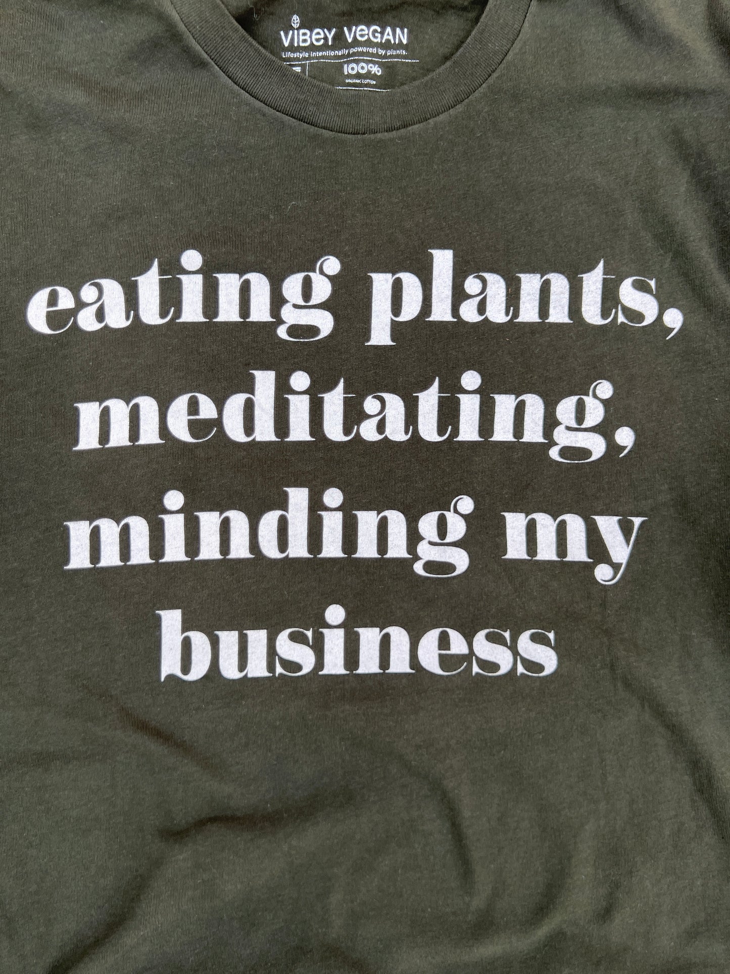 Eating..Meditating..Minding Eco-Friendly Tee